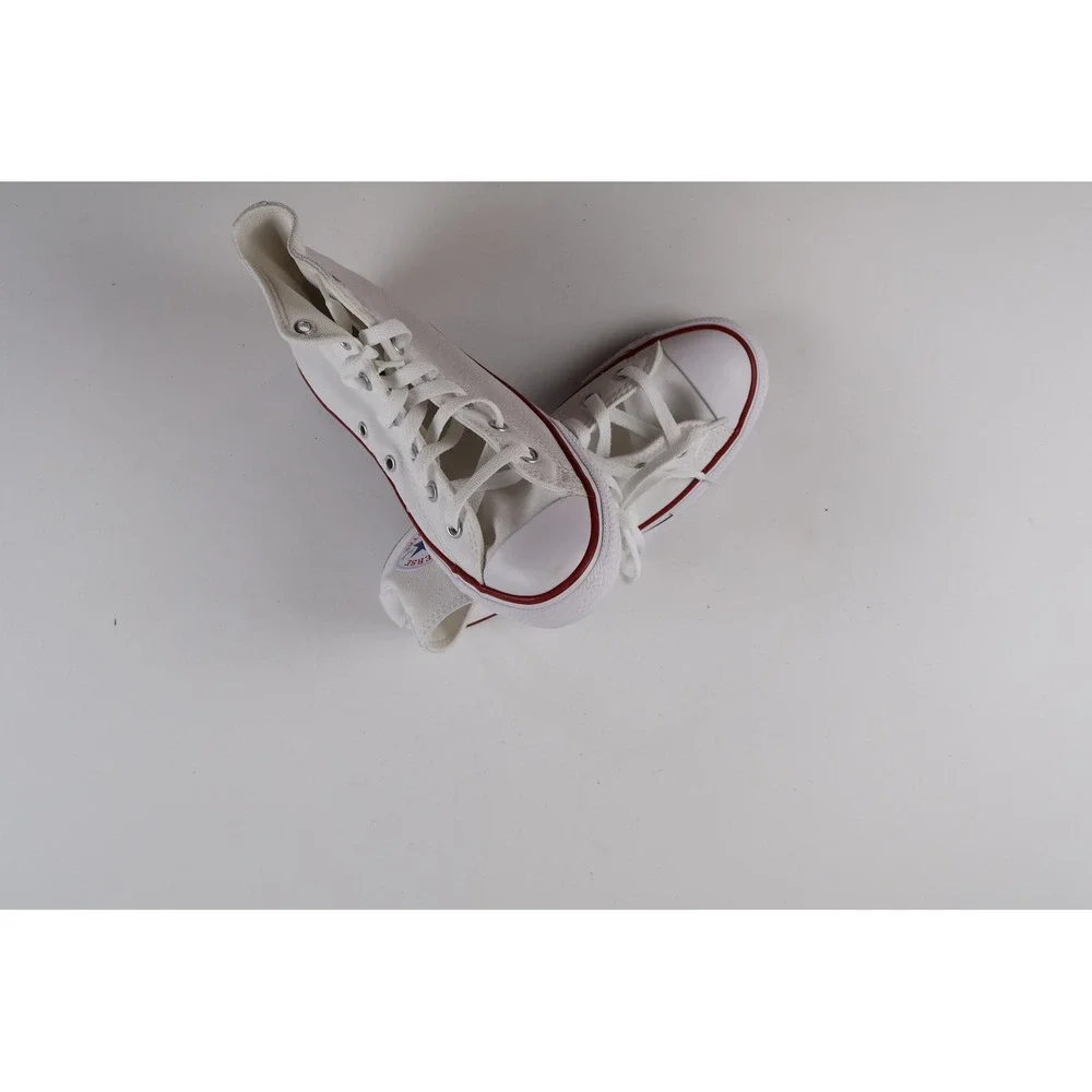 Converse Shoes Chuck Taylor All Star High Top Optical White Solid 3Y Canvas NWT